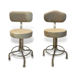 REVOLVING STOOL WITH BACKREST